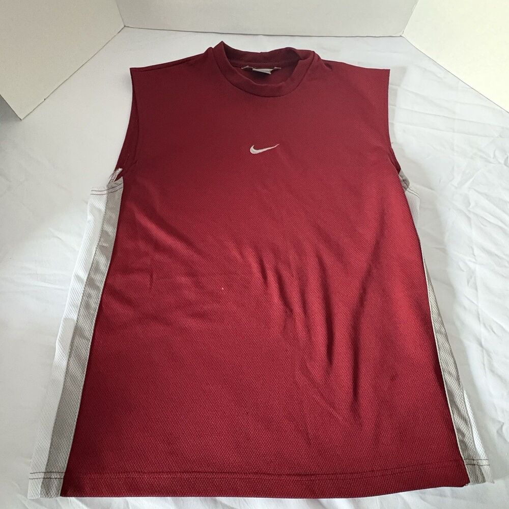 Nike Men’s Basketball Jersey Burgundy/White Size Large